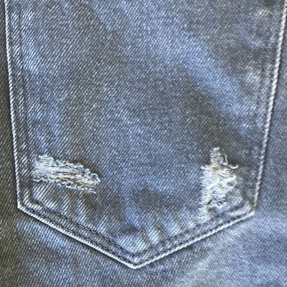 Zara Basic Z1975 Denim Women’s High Waisted Black High Rise Ripped Jeans Size 2 - Picture 12 of 13